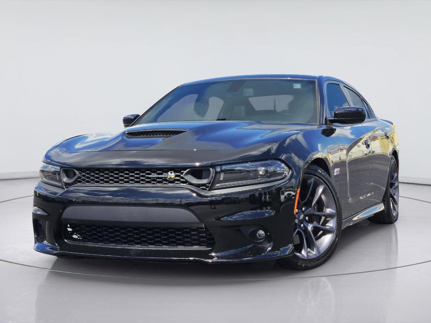 Used 2023 Pitch Black Clearcoat Dodge Scat Pack image 1