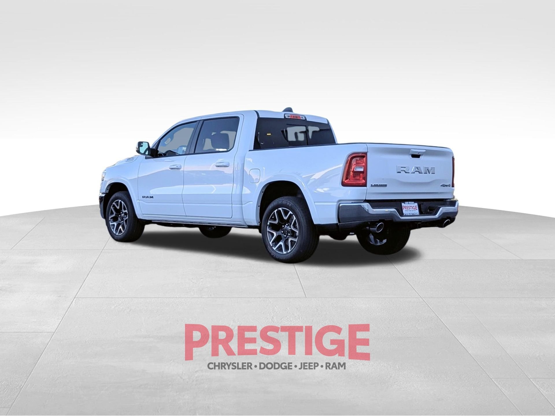 New 2026 Bright White Clear-Coat Exterior Paint RAM Laramie image 8