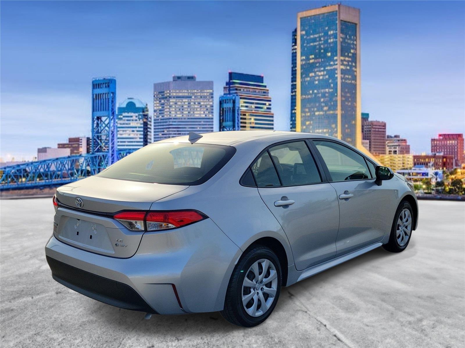 Used 2026 Classic Silver Metallic Toyota Hybrid LE image 3