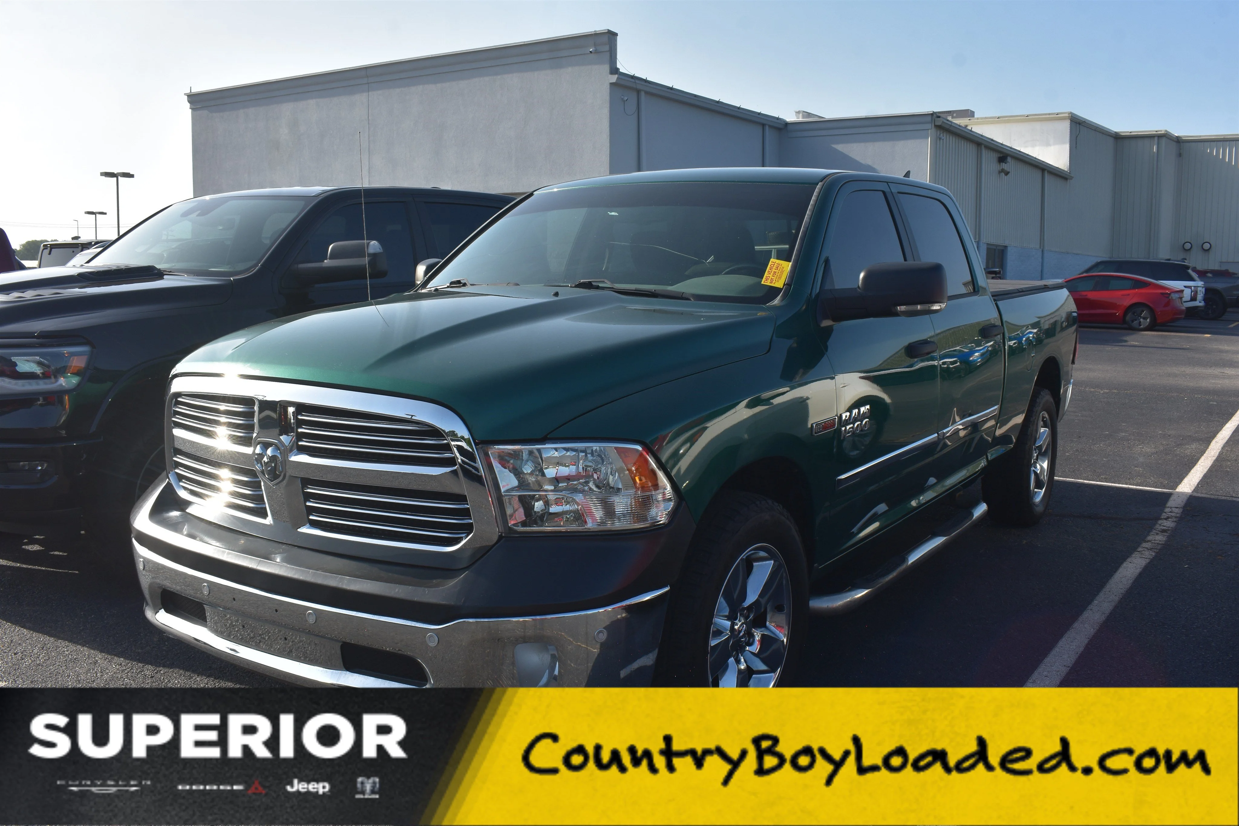 Used 2016 Timberline Green Pearlcoat Ram Big Horn image 1