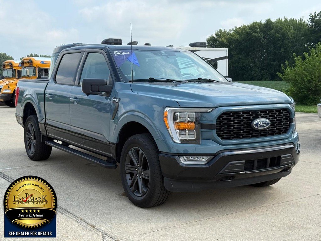 Used 2023 Area 51 Blue Ford XLT 4WD SuperCrew 6.5