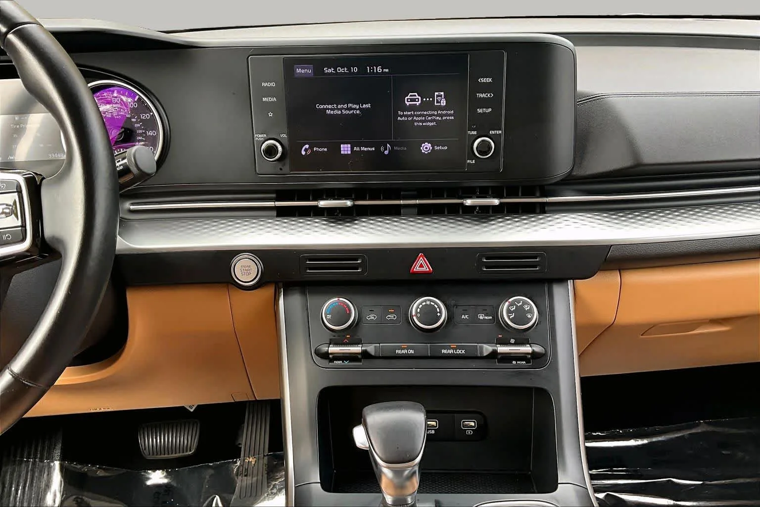 Used 2022 Aurora Black Kia LXS image 6