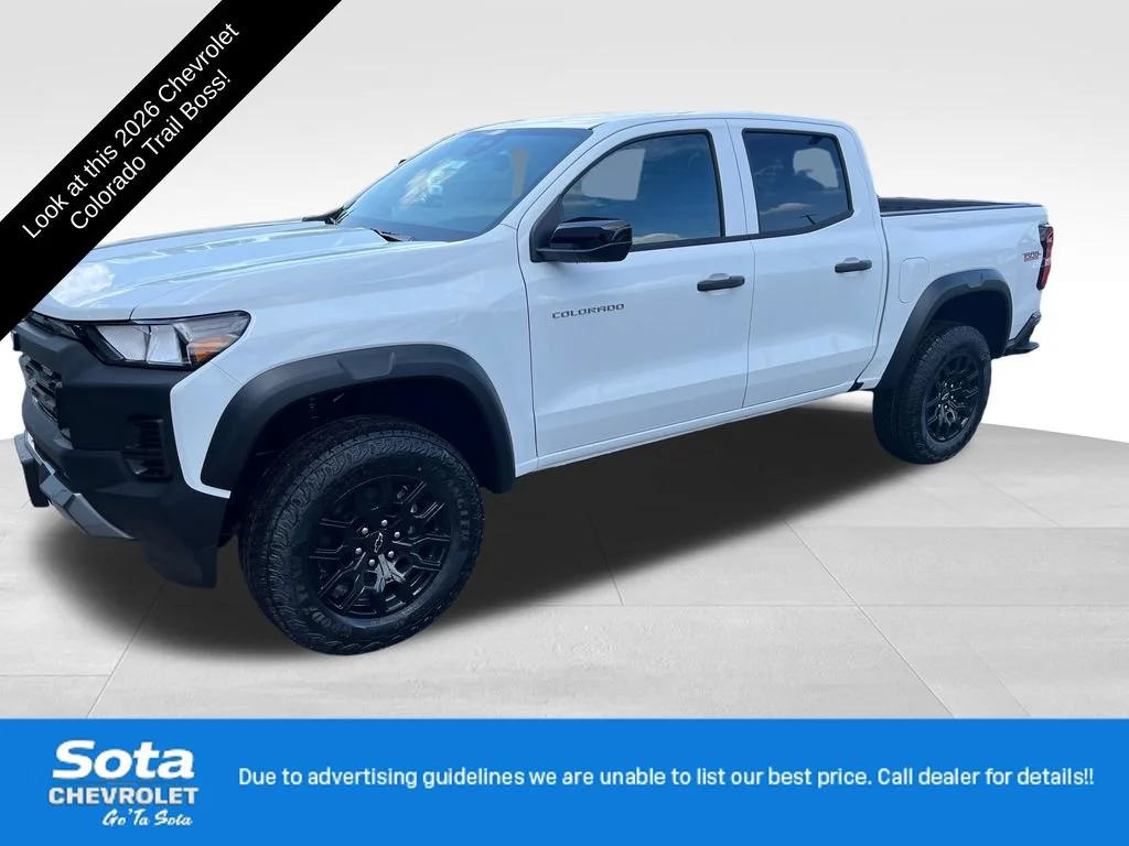 New 2026 Summit White Chevrolet Trail Boss image 1
