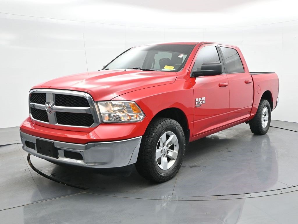 Used 2021 Flame Red Clearcoat Ram SLT image 1