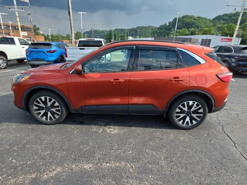 Used 2020 Orange Ford SEL image 4