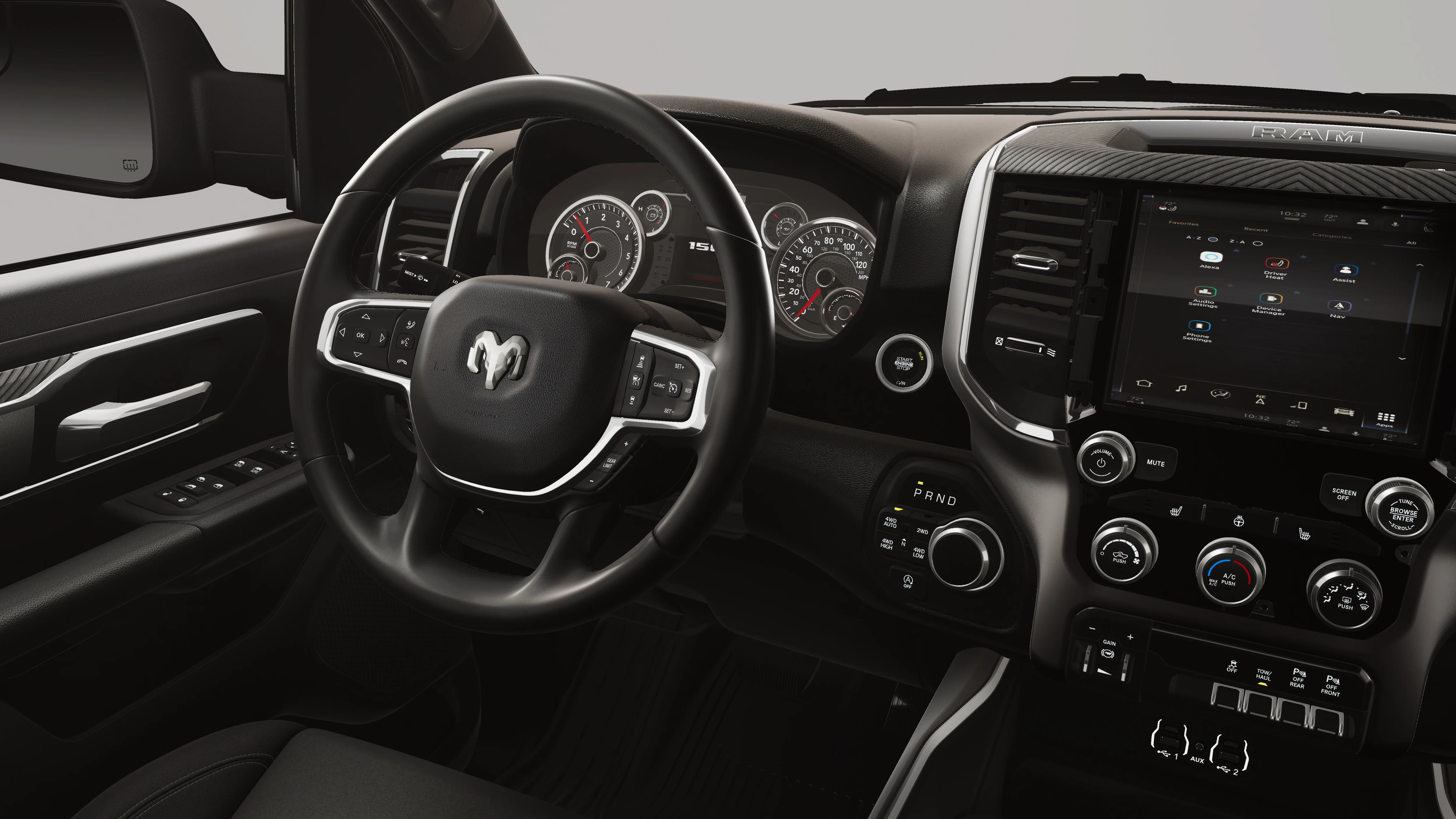 New 2026 Forged Blue Metallic Exterior Paint RAM BIG HORN image 21