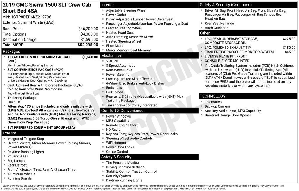 2019 GMC Sierra 2WD Crew Cab Short Box SLT's photo