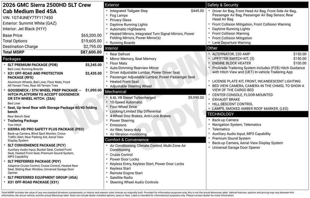 2026 GMC Sierra 2500HD SLT - Photo 2