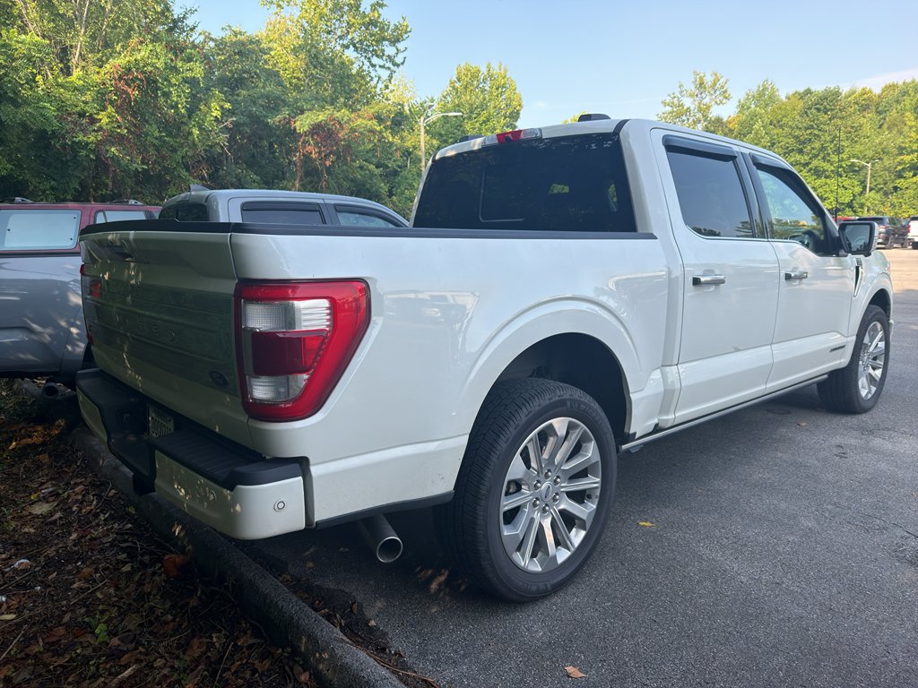 Used 2023 Star White Metallic Tri-Coat Ford Limited image 2