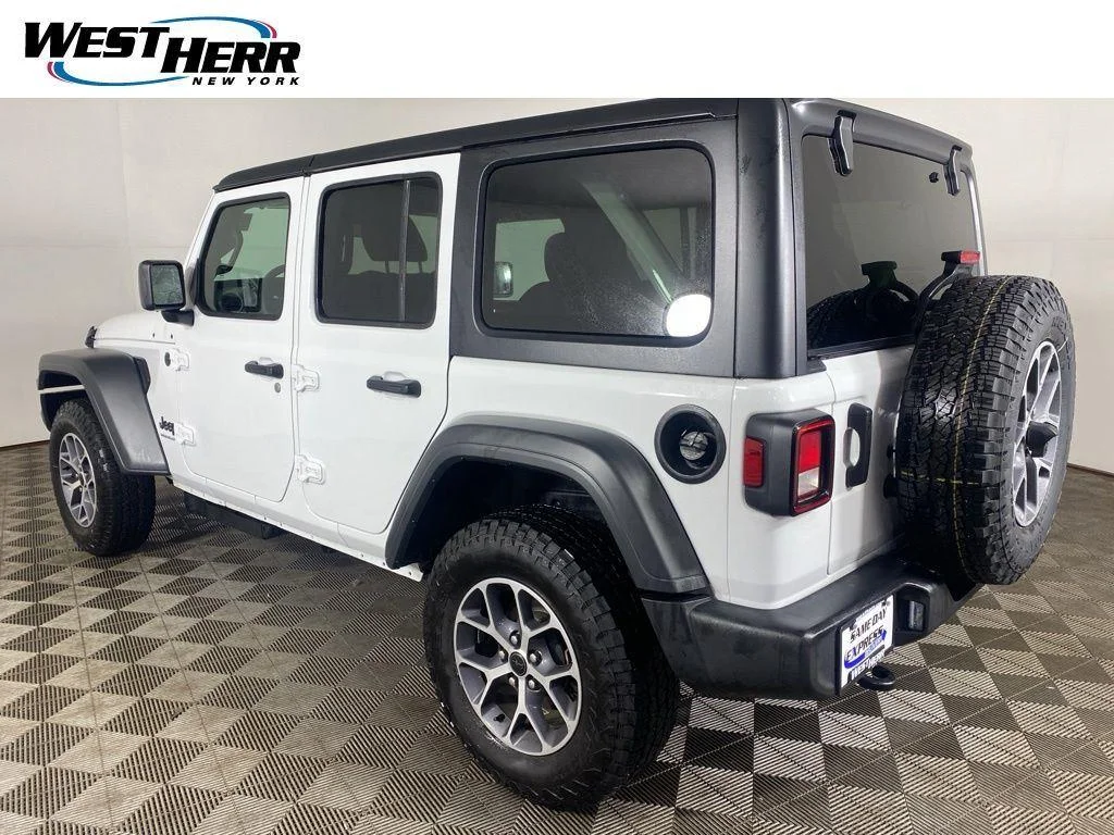 Used 2026 Bright White Clearcoat Jeep Sport S image 25