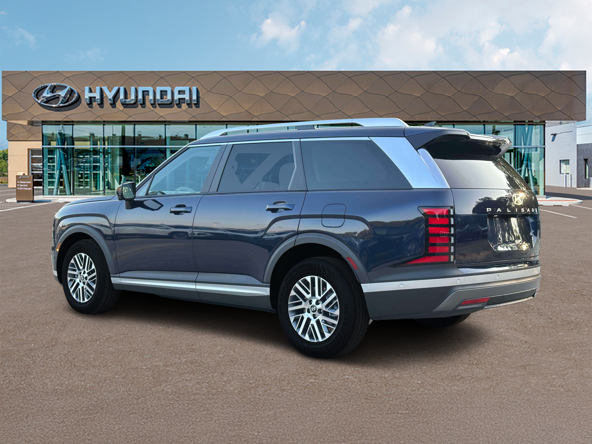New 2027 Blue Hyundai SEL Premium AWD image 4