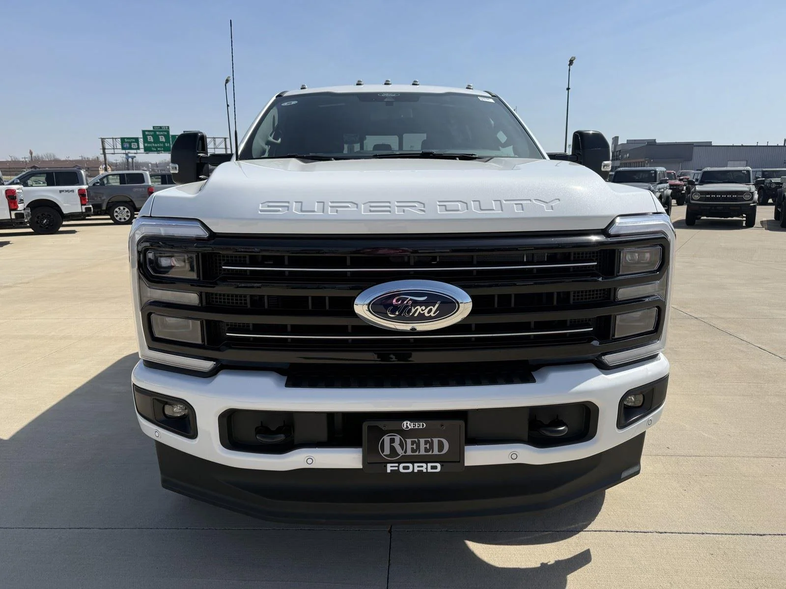 New 2026 Star White Metallic Tri-Coat Ford F-250® Platinum® image 3