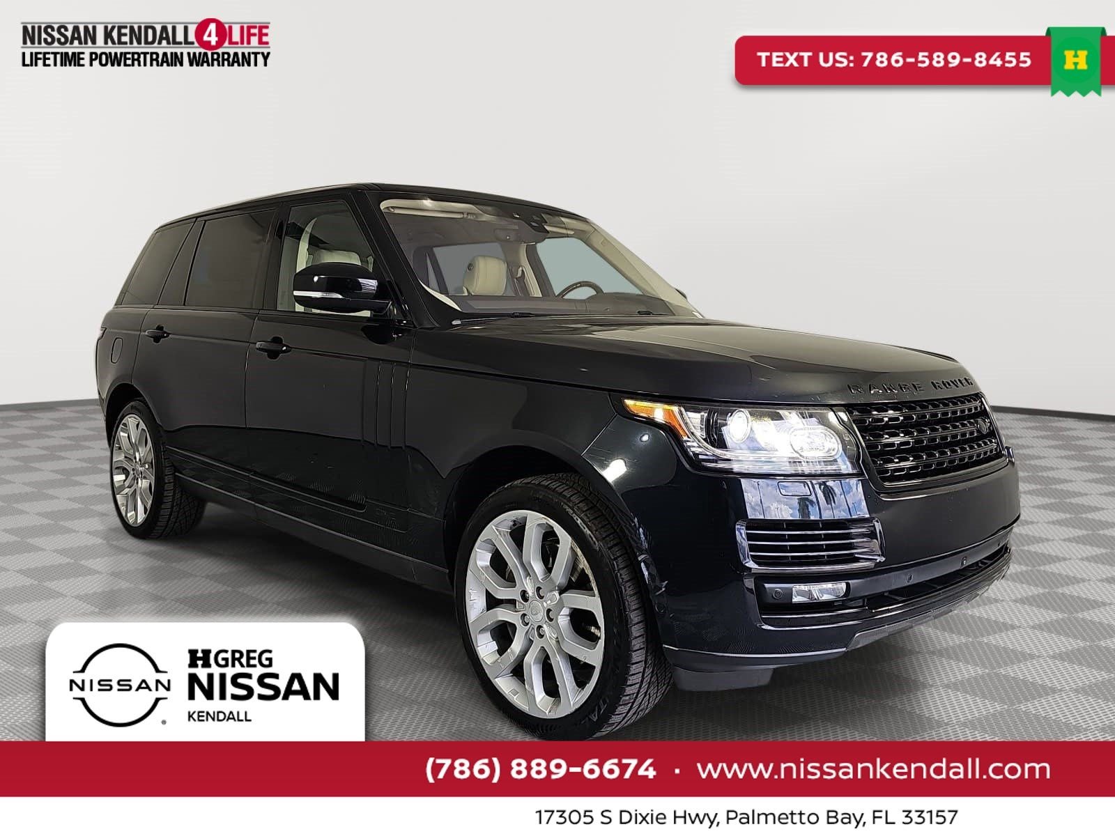 Used 2017 Black Land Rover 5.0L V8 Supercharged image 1