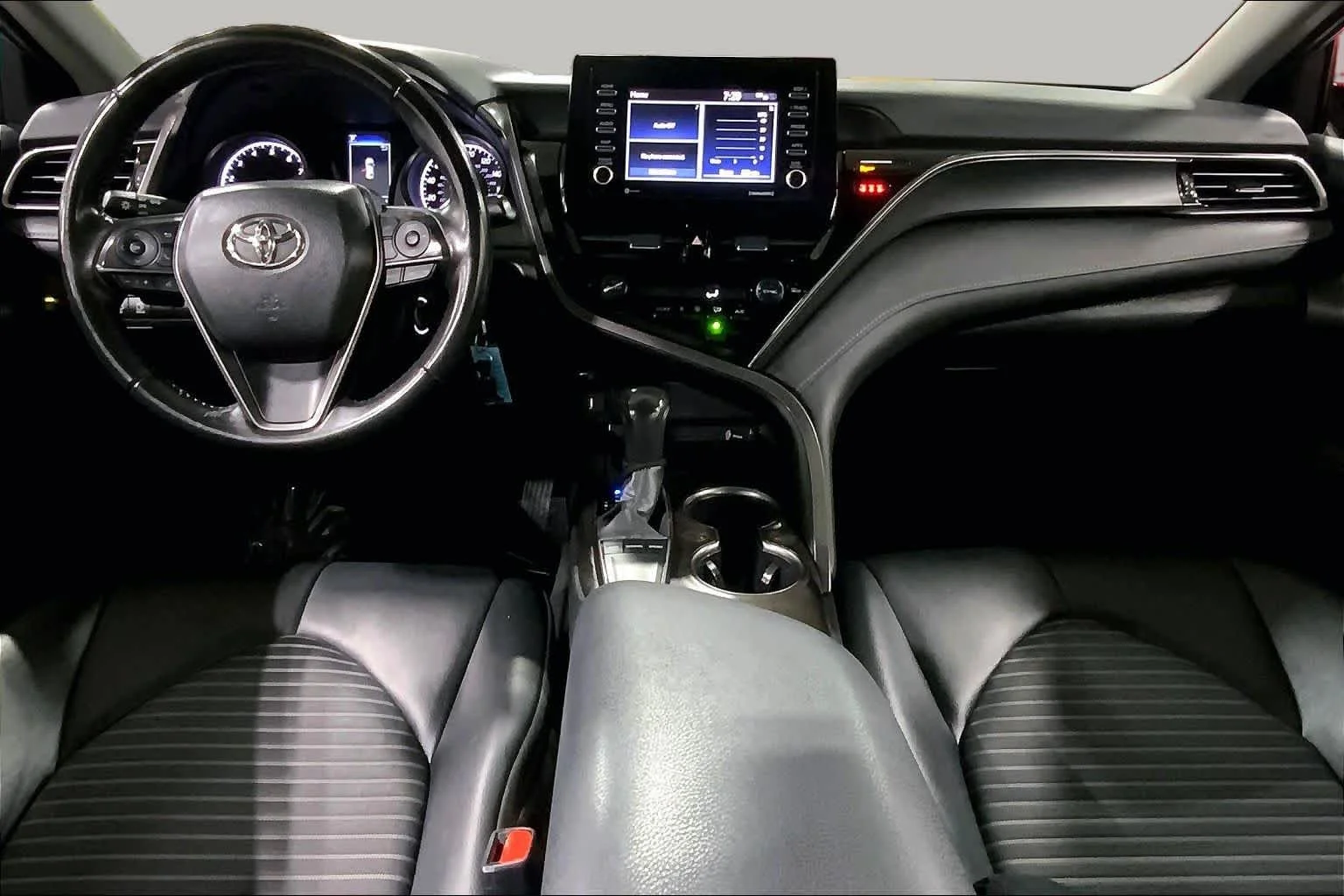 Used 2024 Cavalry Blue Toyota SE image 16