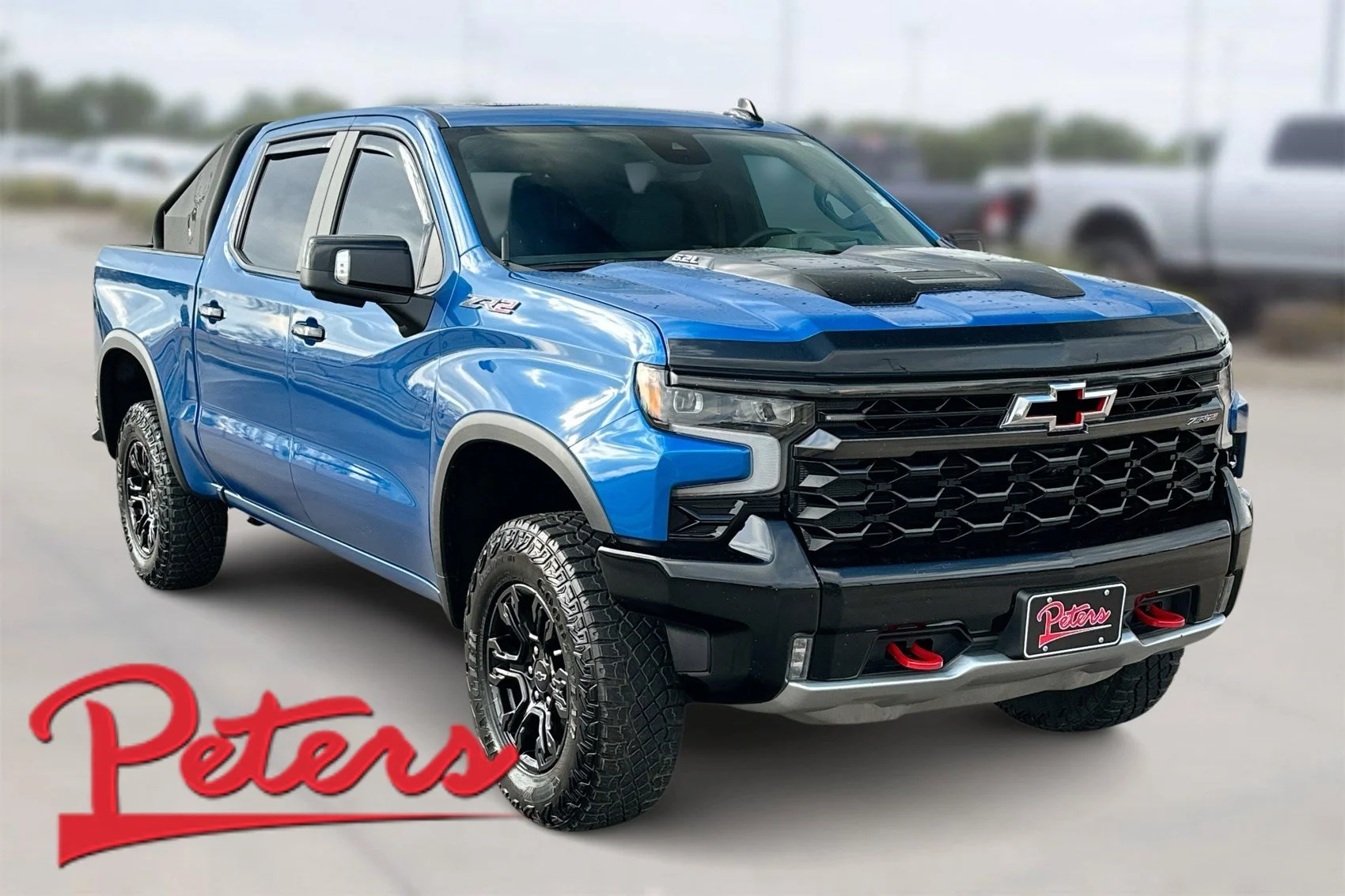 Used 2024 Glacier Blue Metallic Chevrolet ZR2 image 1