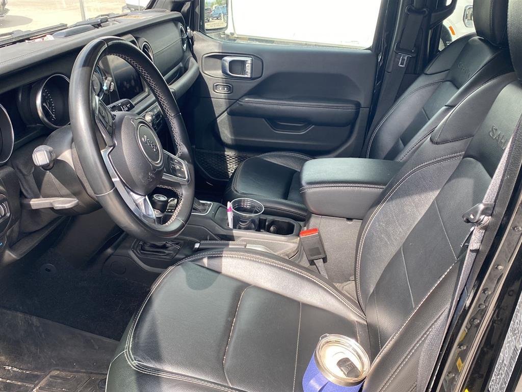 Used 2021 Black Clearcoat Jeep Unlimited Sahara image 6
