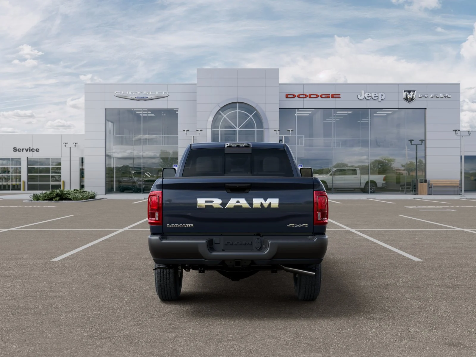 New 2026 Forged Blue Metallic Exterior Paint RAM Laramie image 34