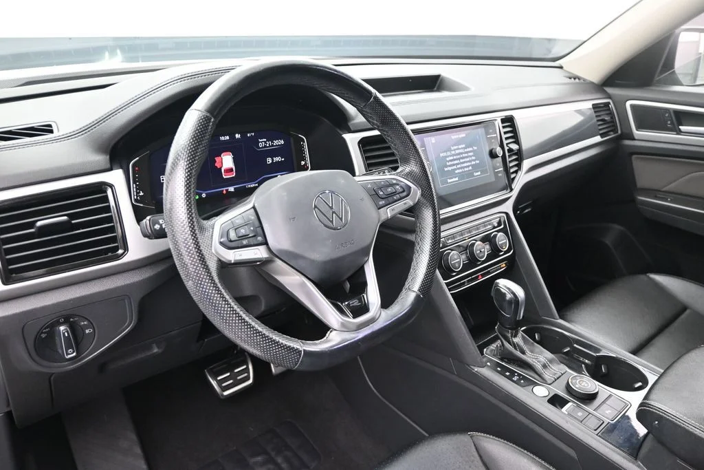 Used 2023 Opal White Volkswagen 3.6L V6 SEL R-Line image 18