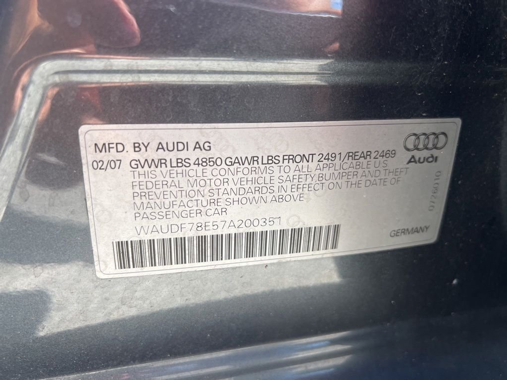 Used 2007 Gray Audi 2.0T image 14