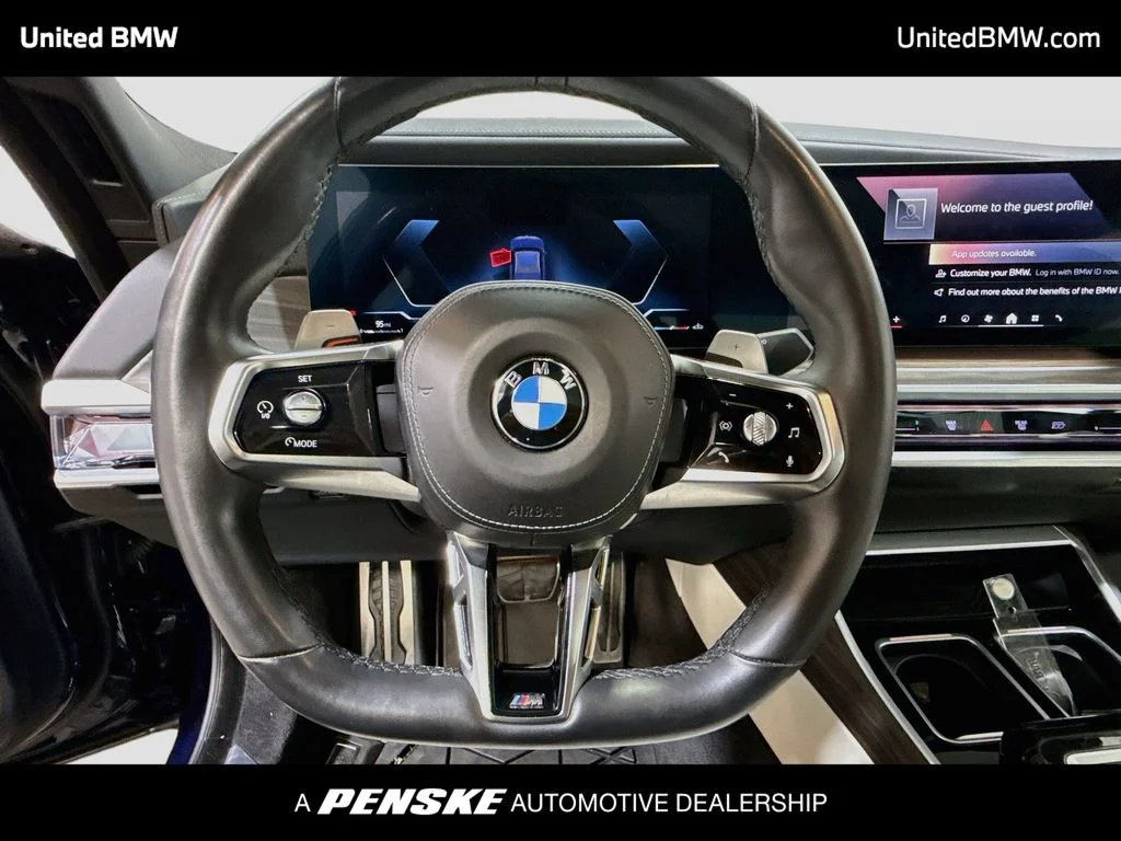 Certified Used 2023 Tanzanite Blue II Metallic BMW 760i xDrive image 6
