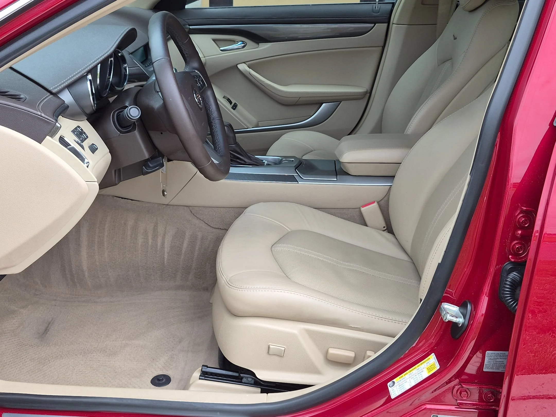 Used 2013 Crystal Red Tintcoat Cadillac Luxury RWD image 15