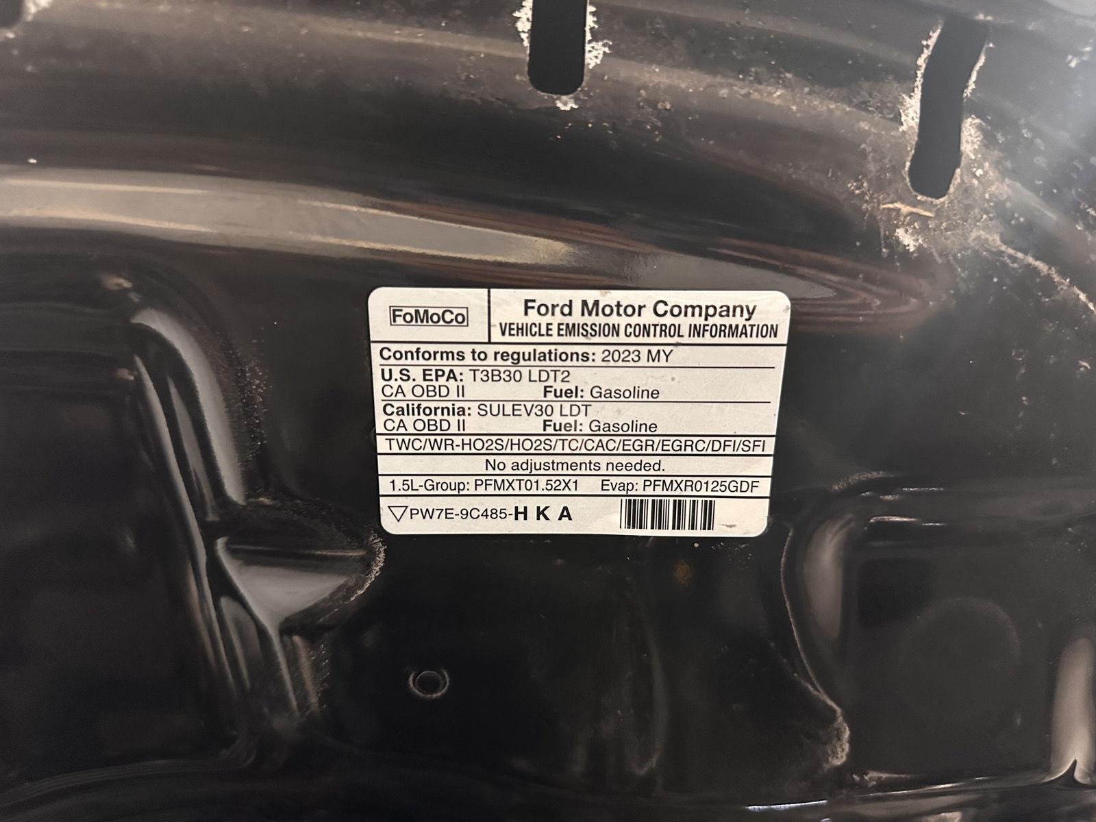 Used 2023 Agate Black Metallic Ford Active image 55
