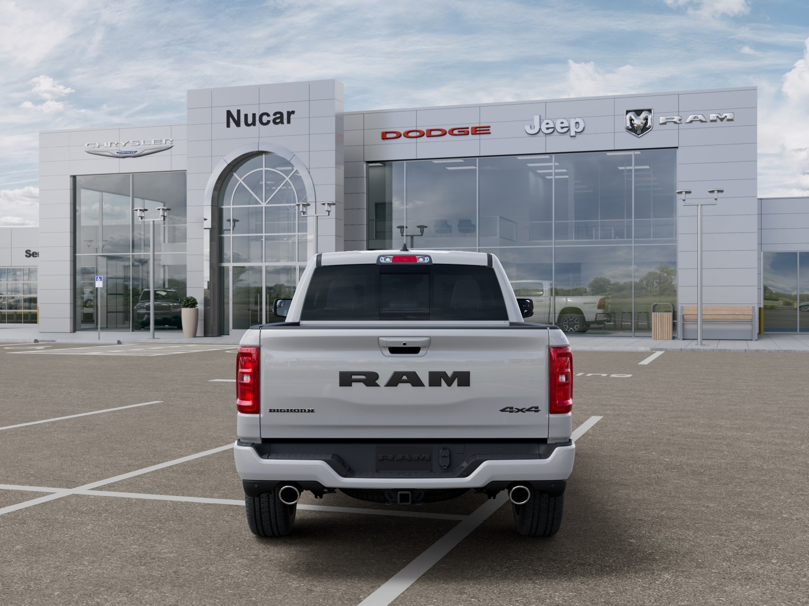 New 2026 Bright White Clear-Coat Exterior Paint RAM Big Horn/Lone Star image 7