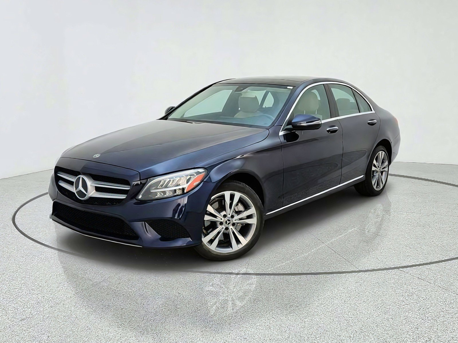 Certified Used 2020 Lunar Blue Metallic Mercedes-Benz C 300 image 1