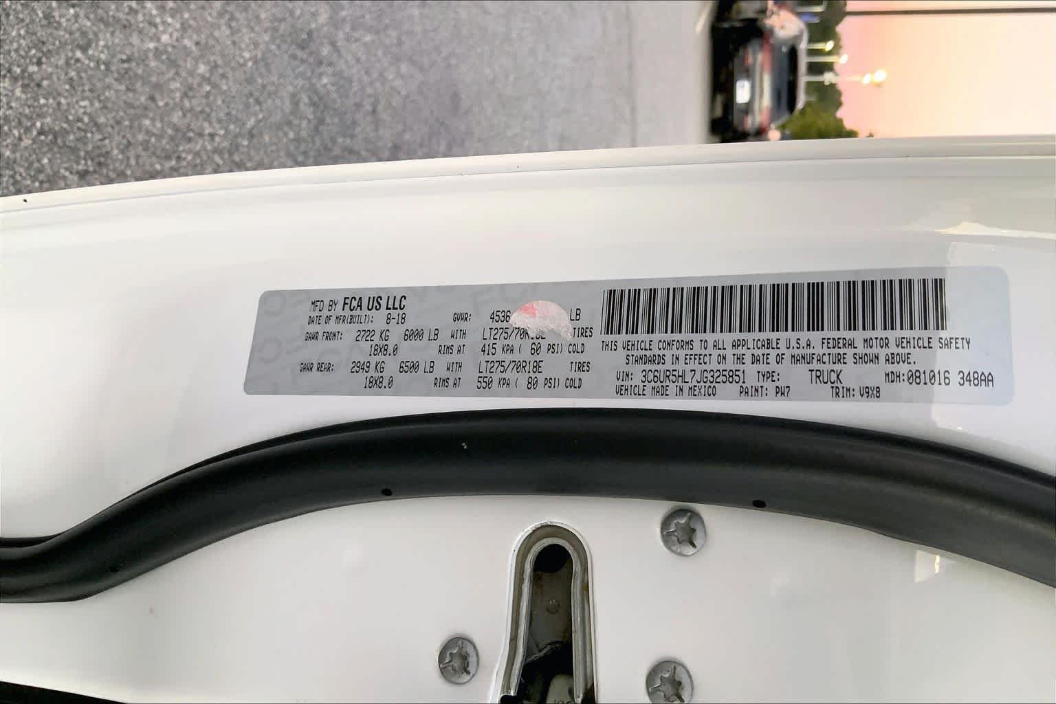Used 2018 Bright White Clearcoat Ram Tradesman image 29
