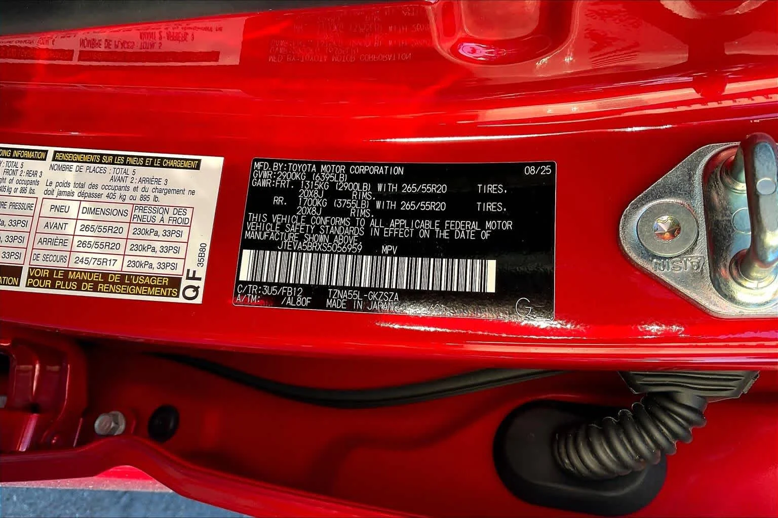 Certified Used 2025 Supersonic Red Toyota TRD Sport image 35