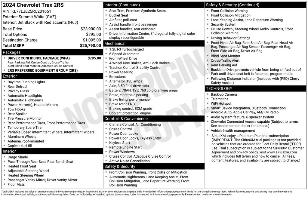 Used 2024 White Chevrolet 2RS image 27