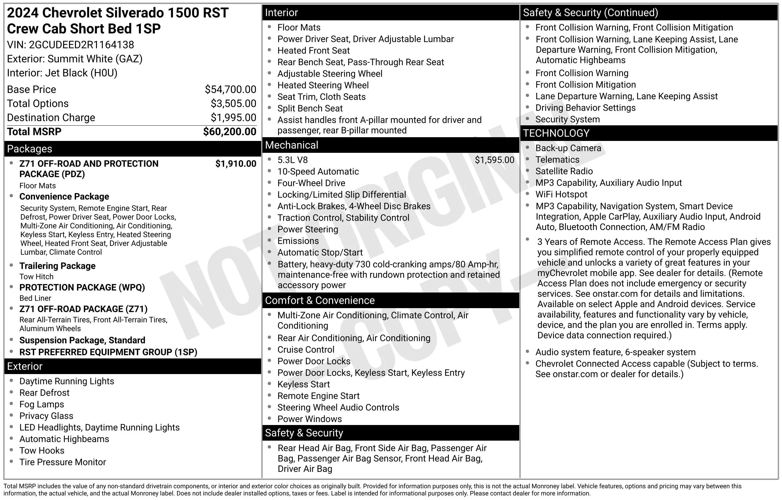 Used 2024 Summit White Chevrolet RST image 42