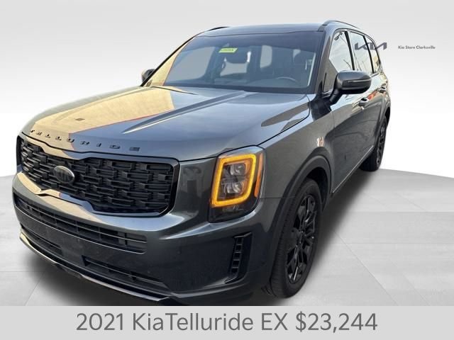 Certified Used 2021 Grey Kia EX image 4