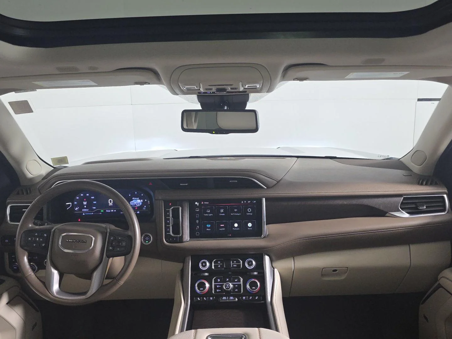 Used 2024 White Frost Tricoat GMC Denali image 35