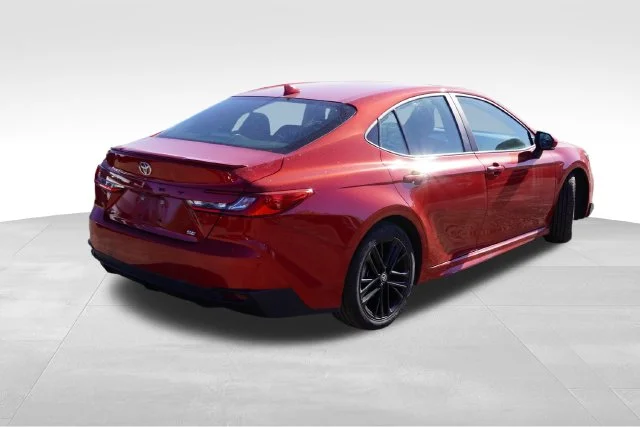 Used 2025 Red Toyota SE image 3