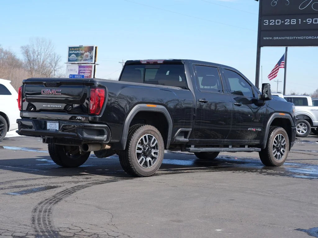 Used 2020 Black GMC AT4 image 3