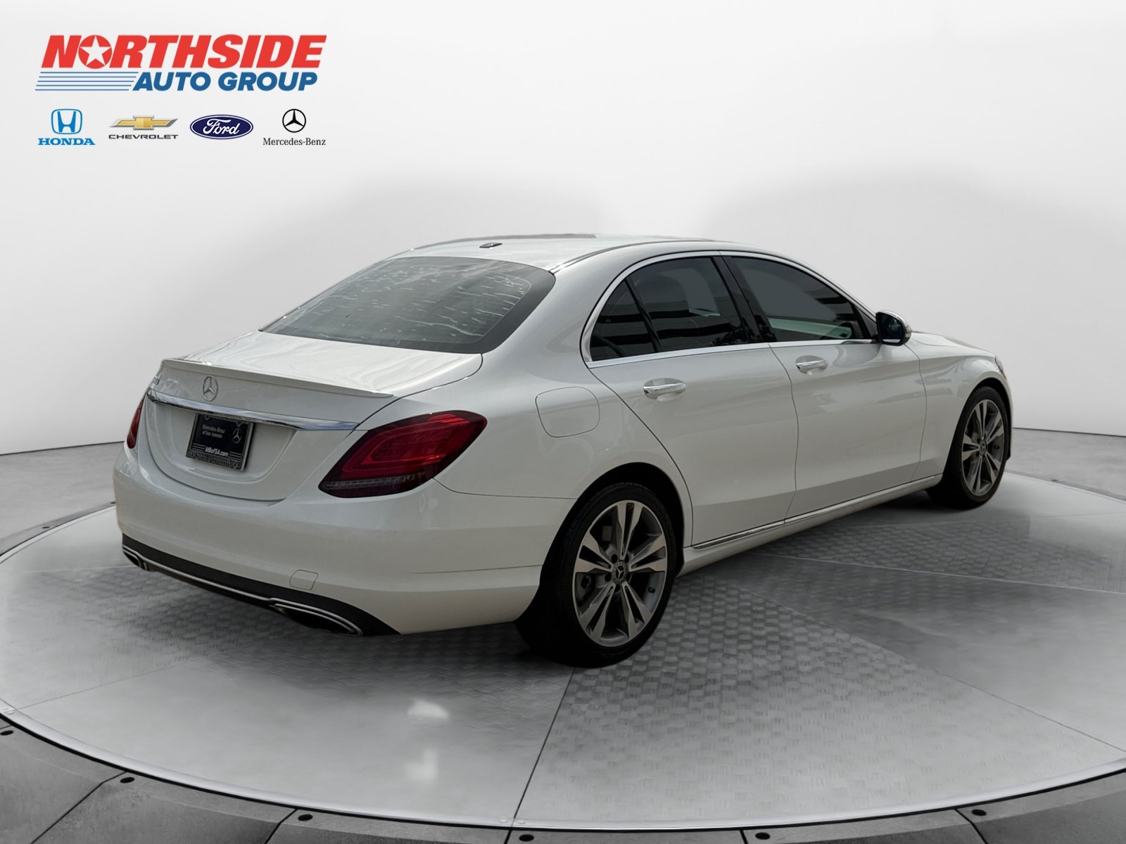 Used 2019 designo Diamond White Metallic Mercedes-Benz C 300 image 7