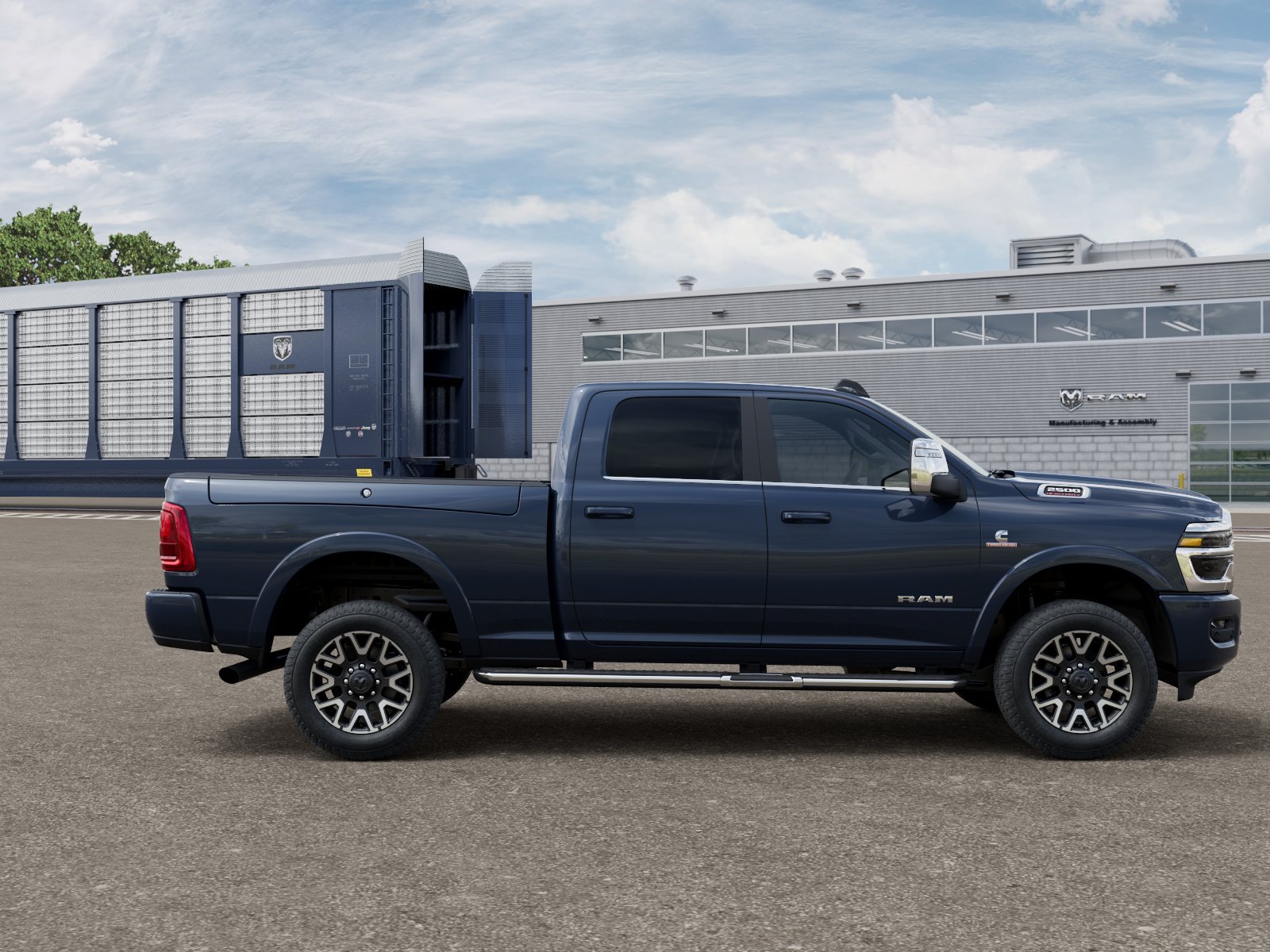 New 2027 Forged Blue Metallic Exterior Paint RAM Limited Longhorn image 13