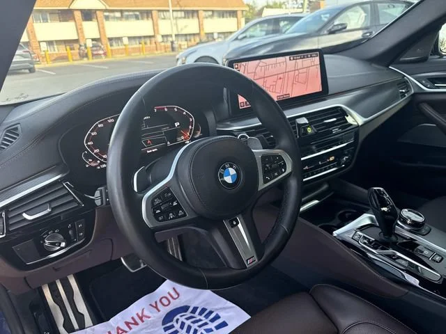 Used 2021 Dark Blue BMW M550i xDrive image 19