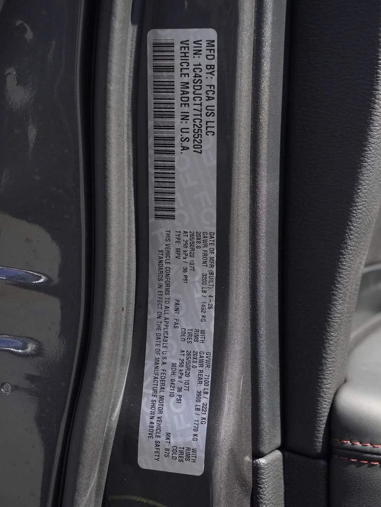 New 2026 Vapor Gray Exterior Paint Dodge GT Plus HEMI V8 image 32