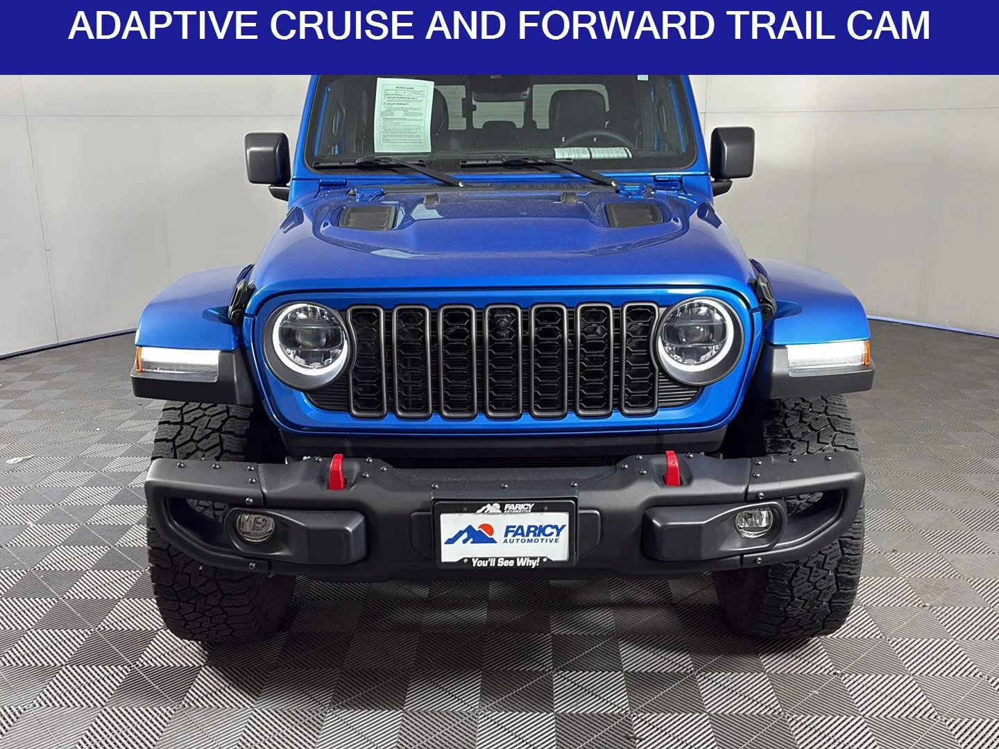 Used 2024 Hydro Blue Pearlcoat Jeep Rubicon X image 4
