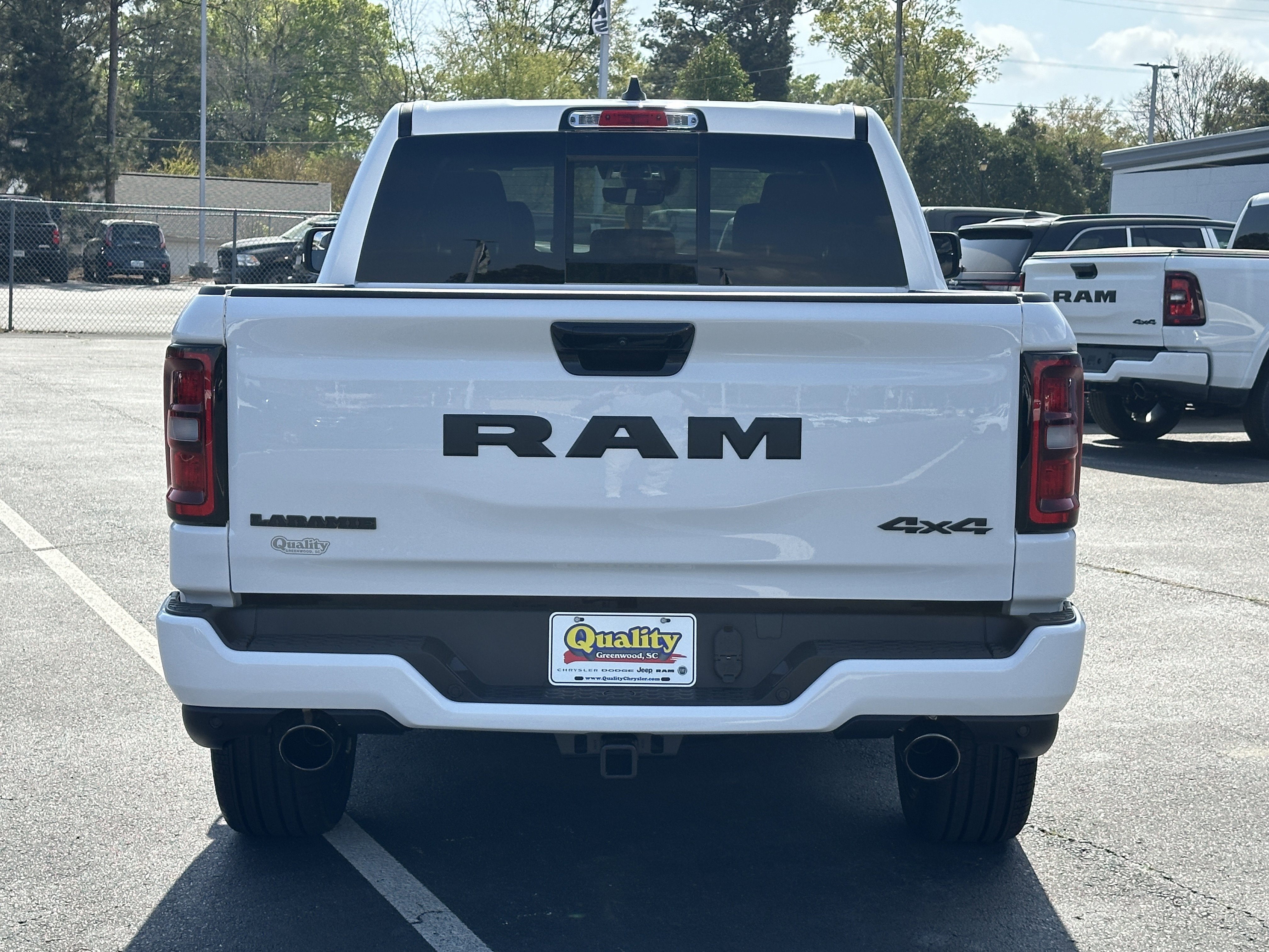 New 2026 Bright White Clear-Coat Exterior Paint RAM Laramie image 7