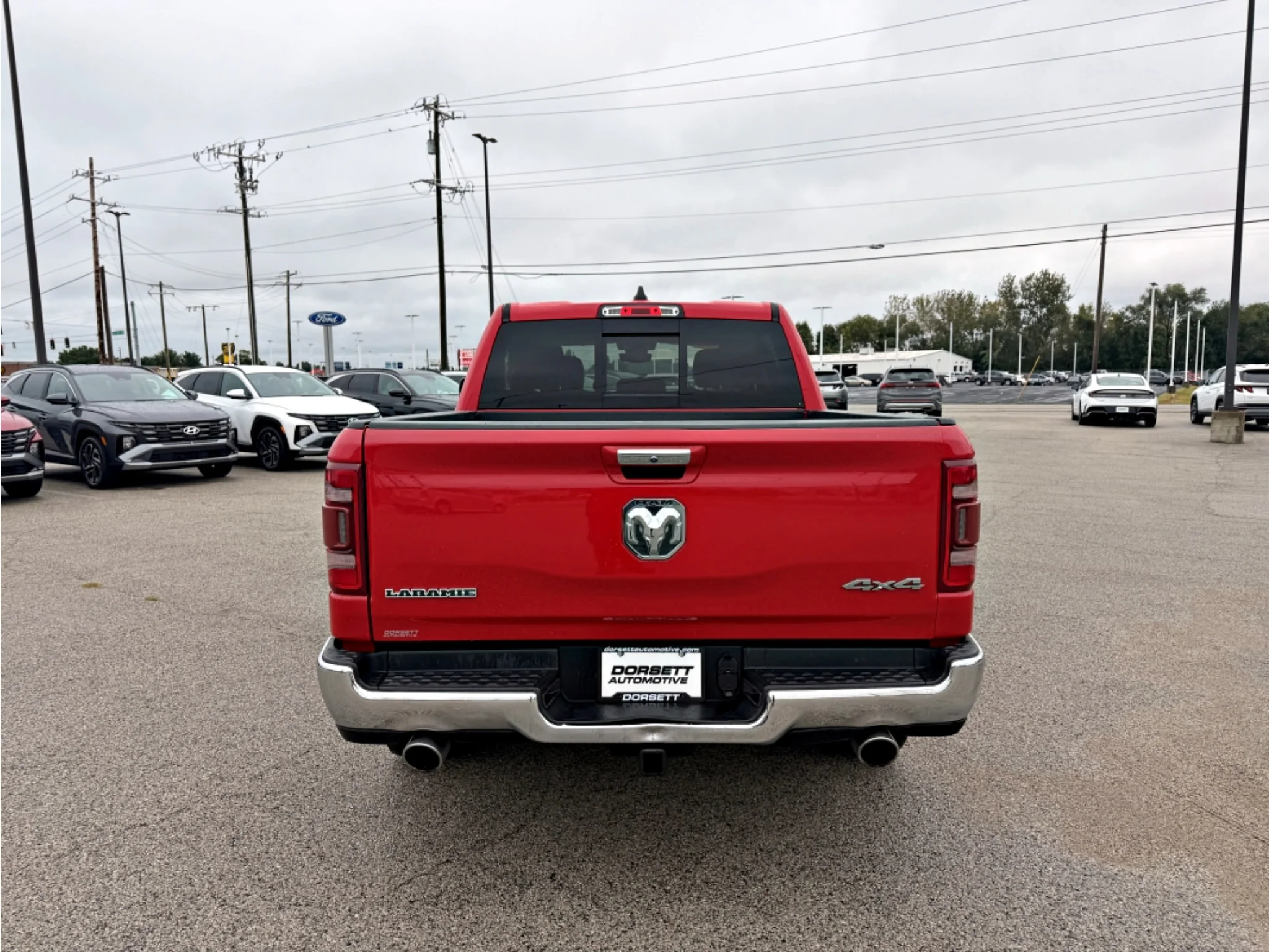 Used 2020 Flame Red Clearcoat Ram Laramie image 7