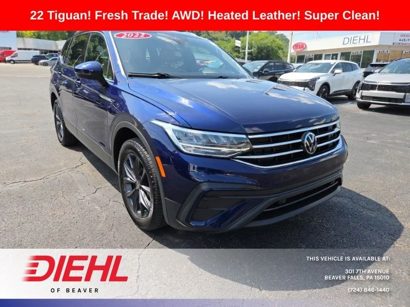 Used 2022 Blue Volkswagen 2.0T SE image 1