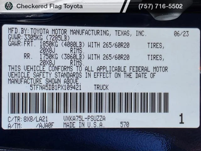 Used 2023 Blueprint Toyota Platinum image 28