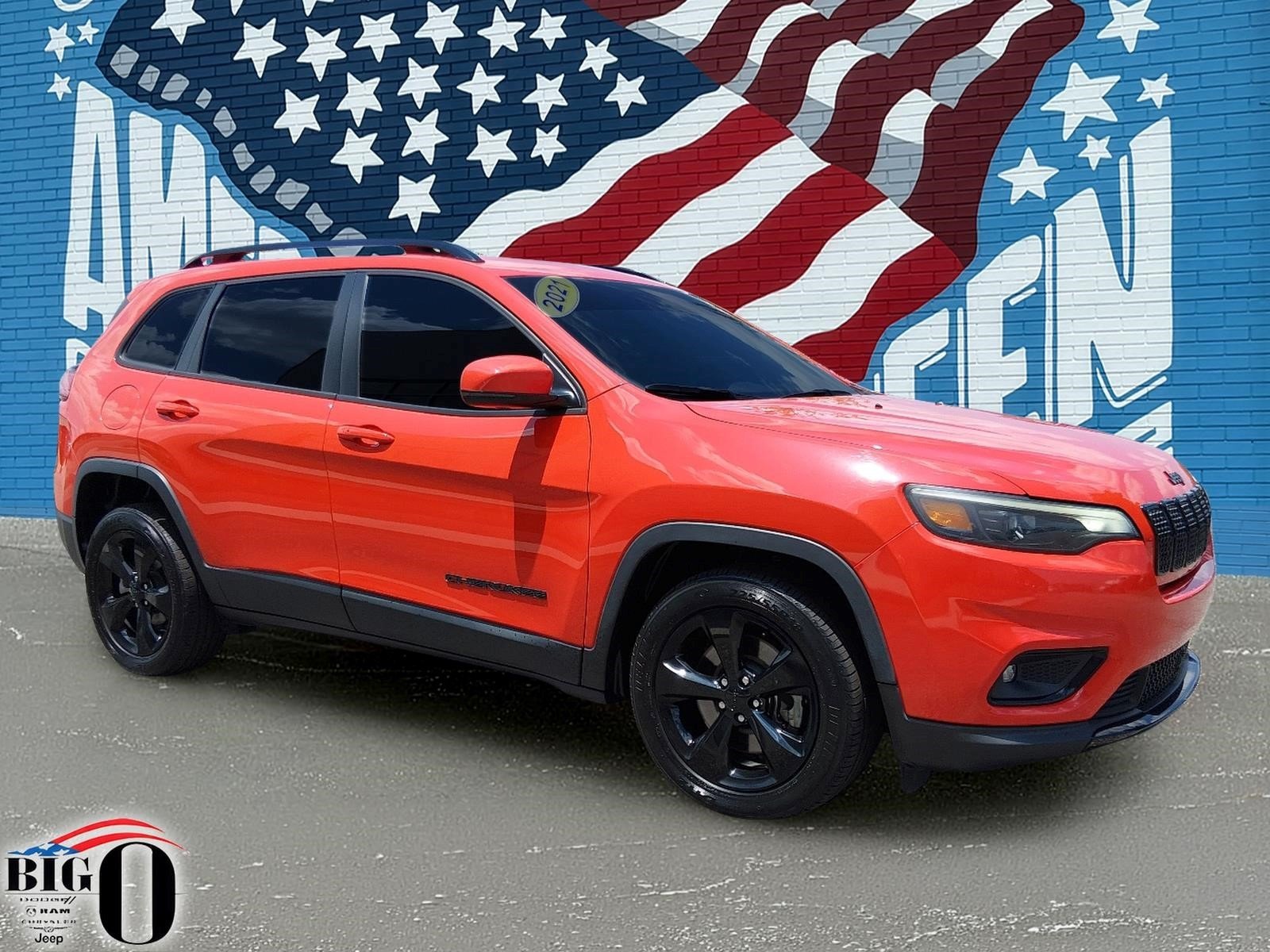 Used 2021 Spitfire Orange Clear Coat Jeep Altitude image 1