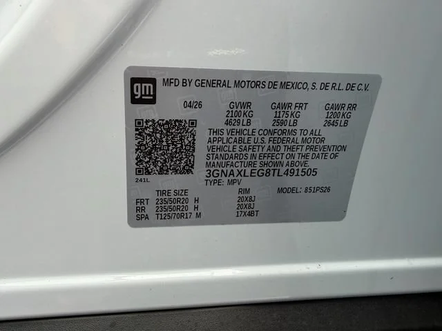 New 2026 Polar White Tricoat Chevrolet RS image 22