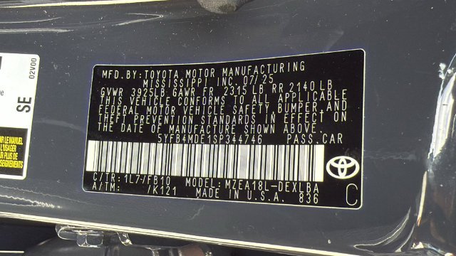Certified Used 2025 Underground Toyota LE image 25