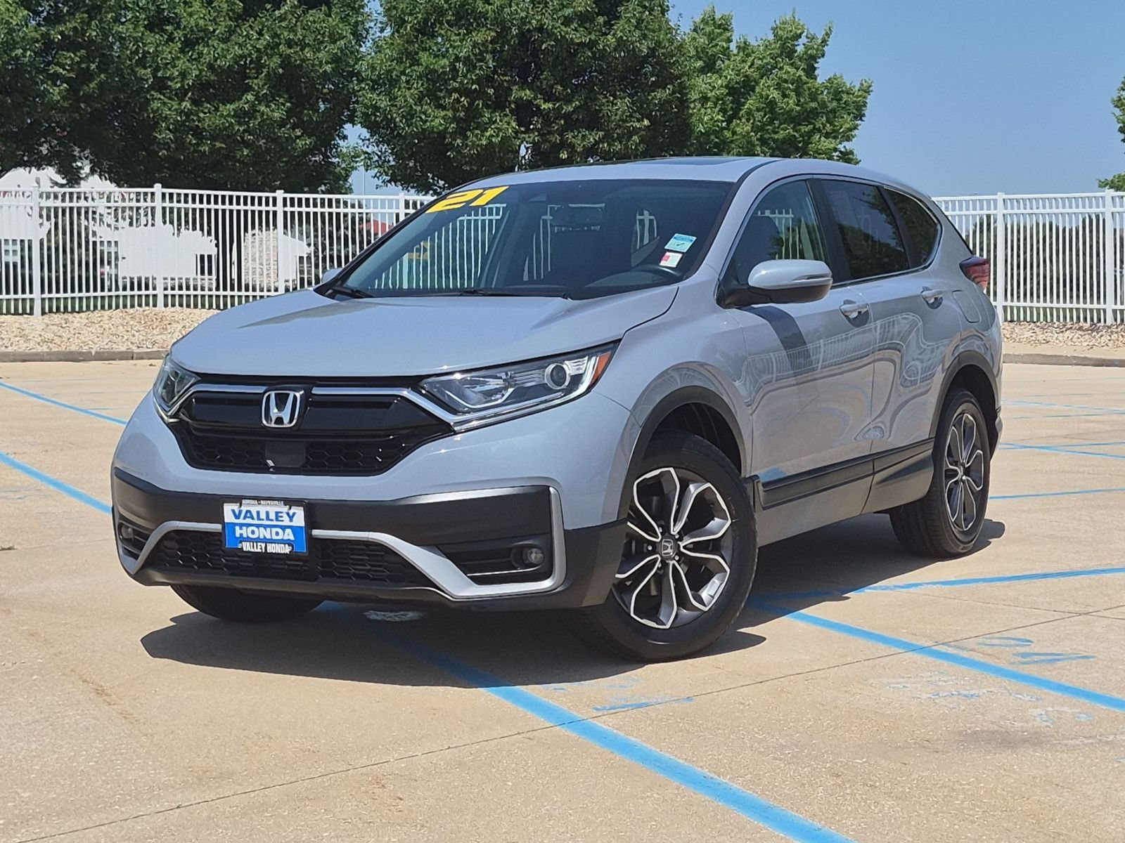 Certified Used 2021 Gray Honda EX-L image 2