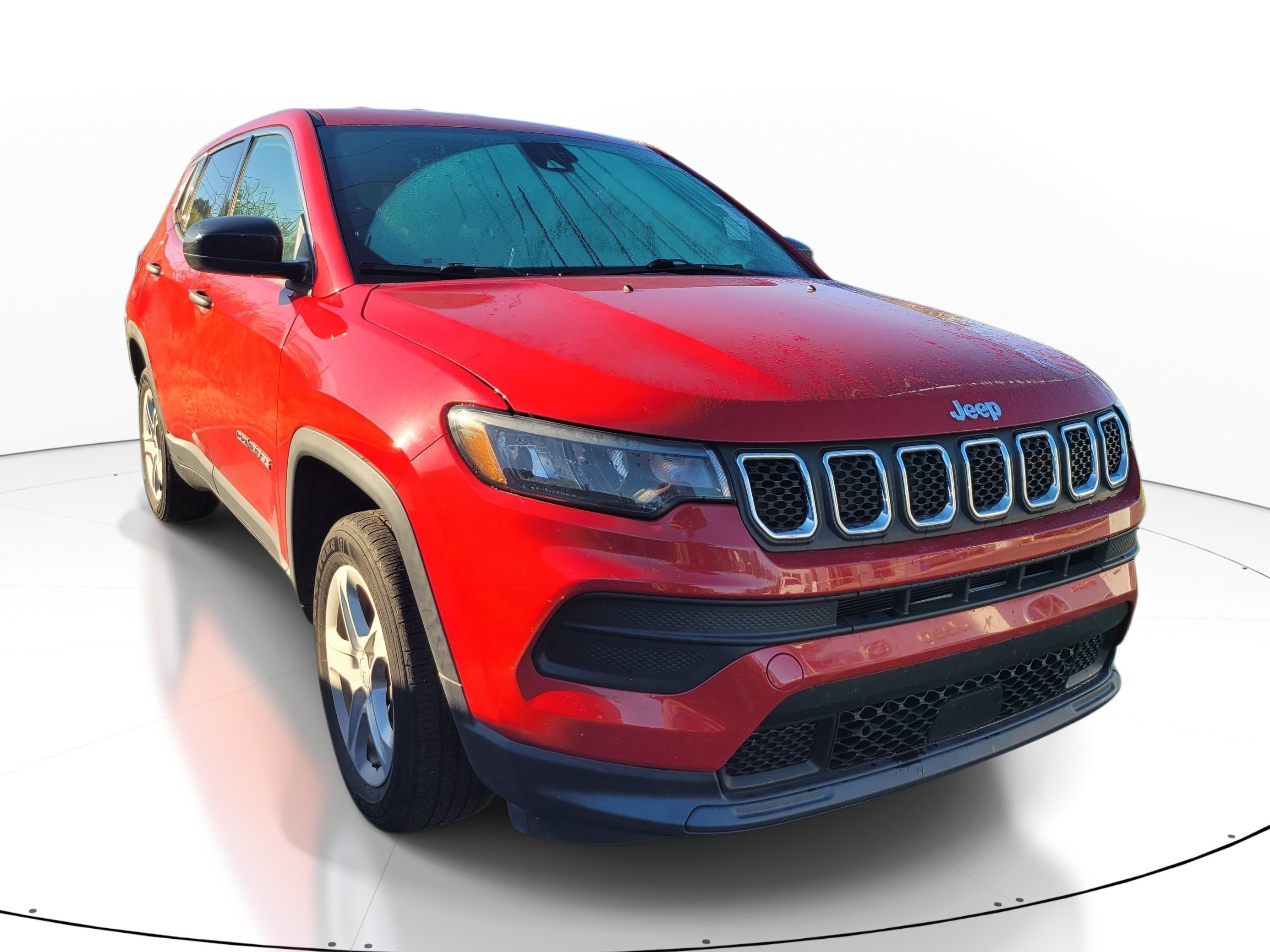 Used 2023 Redline Pearlcoat Jeep Sport image 1